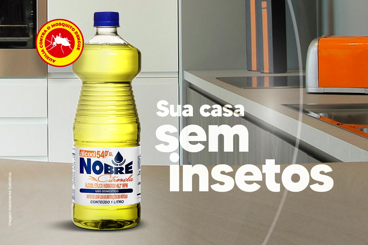 Álcool Nobre Citronela: Proteção Eficiente Contra Mosquitos e a Dengue