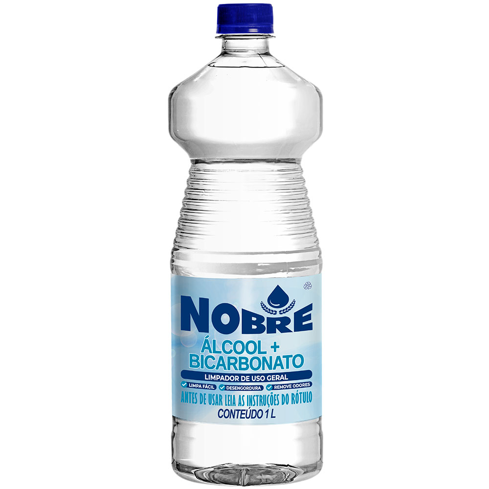 Álcool Nobre + Bicarbonato 1 Litro